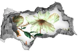 Nálepka 3D díra samolepící Květy ibišku nd-b-120179514