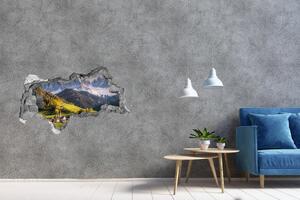 Díra 3D ve zdi na stěnu Panorama hory nd-b-120357126
