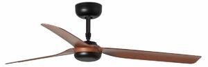 FARO 33817 PUNT M, černá/tmavé dřevo, stropní ventilátor s DC motorem - FARO