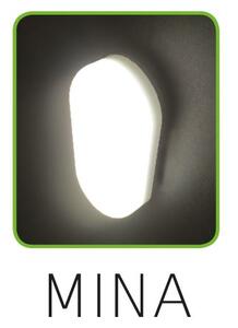 ACA Lighting LED přisazené svítidlo MINA 12W/230V/4000K/1070Lm/120°/IP66/IK08, oválné bílé
