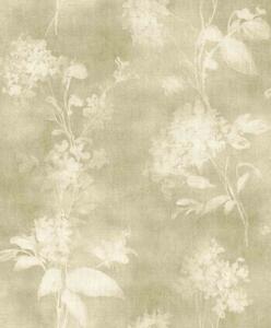 RASCH | Vliesová tapeta na zeď Florentine 481402 | 0,53 x 10,05 m | zelená, béžová