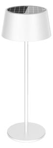 Ecolite LED solární lampa DC5V stmívatelná 150lm 3000K IP54 bílá LDLB67-BI