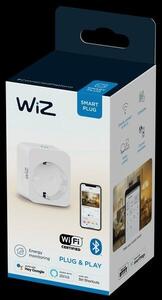 WiZ 8719514552685 inteligentní zásuvka CZ/SK - WiFi, Bluetooth, měřič spotřeby energie, bílá