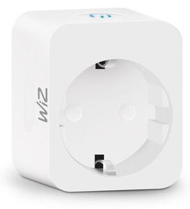 WiZ 8719514552685 inteligentní zásuvka CZ/SK - WiFi, Bluetooth, měřič spotřeby energie, bílá