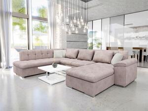 Rohová sedací souprava Tony Premium, Potah: Zoya 03 + Zoya 03 + Mokka 03, Strana: pravá 5903211433061