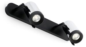 ORLEANS nástěnná lampa, chrom 2L - FARO