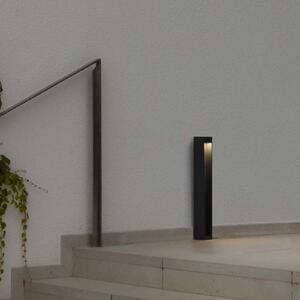 FARO BARCELONA LED podsvícení soklu Cerler, antracitová, 60 cm, kov, IP65,, Hliník / šedá / zinek, Hliník, Moderní