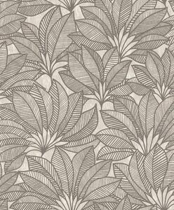 RASCH | Vliesová tapeta na zeď Deco Style 542653 | 0,53 x 10,05 m | šedá, hnědá