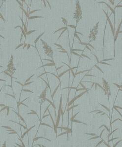RASCH | Vliesová tapeta na zeď Deco Style 312942 | 0,53 x 10,05 m | modrá, zlatá