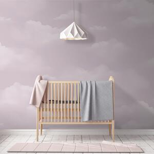 Fototapety Růžové obláčky v jemných pastelových odstínech, Fototapety dětské, w03994v2 : uwalls.cz