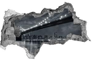 Fototapeta díra na zeď 3D Brooklynský most nd-b-15676398