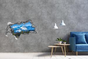 Díra 3D ve zdi nálepka Panorama Tatry nd-b-181484516