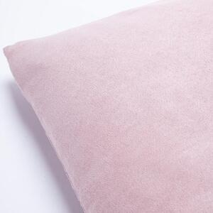 Dekorační polštář WENDRE semišově růžová 60 x 60 cm