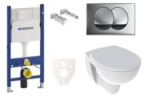 Cenově zvýhodněný závěsný WC set Geberit do lehkých stěn / předstěnová montáž + WC Kolo Rekord SIKOGES7K71