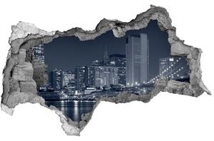 Fototapeta díra na zeď 3D Manhattan New York nd-b-37762397