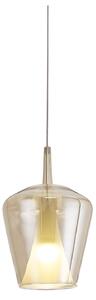 Mantra 8249 Elsa, závěs ve tvaru zvonu z bronzového skla 1xE27, průměr 22,5cm