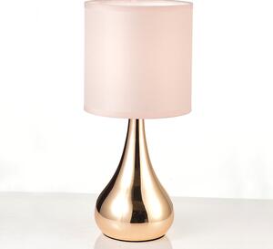 ACA DECOR Stolní lampa BELLATRIS, stmívatelná dotykem, růžová barva