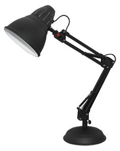 ACA DECOR Retro stolní lampa UFFICIO, černá barva