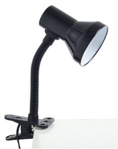 ACA DECOR Retro stolní lampa s klipem PAVLOVA, černá barva