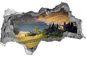 Díra 3D ve zdi nálepka Toskánsko Itálie nd-b-50009463