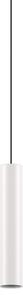 Lodes 09622 1000 A-tube small, bílé závěsné válcové svítidlo, 1x10W LED GU10, výška 30cm