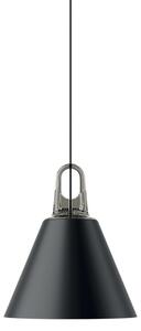 Lodes 16922 2800 Jim Cone cluster, černé svítidlo s šedým hákem, 1x25W LED E27, prům. 28cm