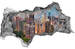 Fototapeta díra na zeď 3D nálepka Hongkong nd-b-52987646