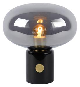 LUCIDE Stolní lampa Charlotte Smoke, průměr 23 cm