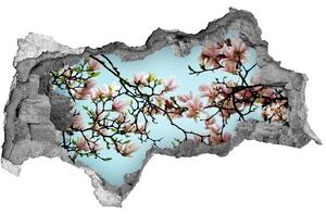 Samolepící díra nálepka Květy magnolie nd-b-52445180