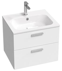 Koupelnová skříňka pod umyvadlo Ravak Chrome II 60x50x49 cm bílá lesk X000001772