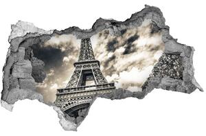 Fototapeta díra na zeď 3D Eiffelova věž Paříž nd-b-57669652