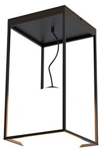 Mantra 7604 Desigual, moderní stropní svítidlo 1xE27, černý kov/sklo, 53x29cm