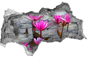 Samolepící díra nálepka Květ lotosu nd-b-57976414