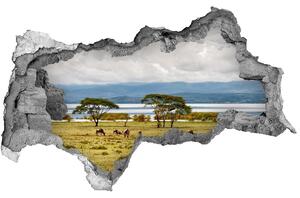 Nálepka fototapeta 3D výhled Jezero Naivasha nd-b-60219348