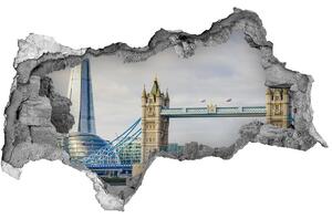Fototapeta díra na zeď 3D Temže Londýn nd-b-59842518