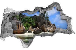 Nálepka fototapeta 3D výhled Seychely panorama nd-b-61342211