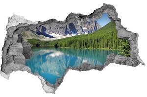 Nálepka fototapeta 3D výhled Jezero v horách nd-b-61685210