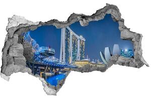 Nálepka fototapeta 3D na zeď Singapur noc nd-b-63023260