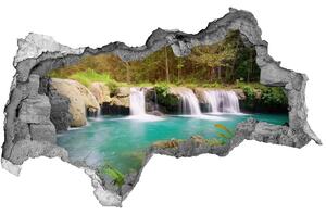 Nálepka fototapeta 3D výhled Vodopád v lese nd-b-62884614