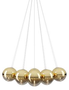 Lodes 22124 4630 Random Cloud 14 ø28, závěsné svítidlo LED 14 x 5W 3000K, bronzové sklo, rozměr 125x112cm