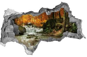 Nálepka fototapeta 3D výhled Vodopád v lese nd-b-64421594