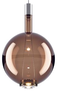 Lodes 14823 4630 Sky-Fall Round Large, závěsné svítidlo z bronzového skla, 14W LED 3000K dim, průměr 34cm