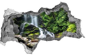 Nálepka fototapeta 3D výhled Vodopád v lese nd-b-65742204