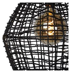 LUCIDE Závěsné svítidlo Alba Black, průměr 35 cm