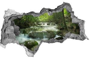 Nálepka fototapeta 3D výhled Vodopád v lese nd-b-65985516