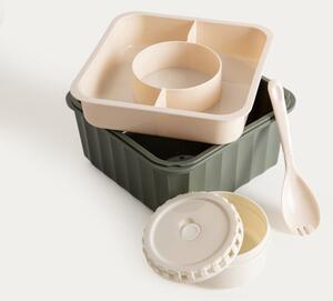 Obědový box POPPIE khaki 783340