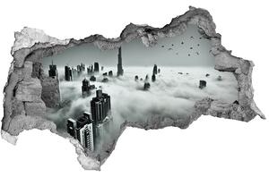 Fototapeta díra na zeď 3D Mlha nad Dubajem nd-b-67144180