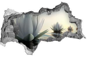 Samolepící díra nálepka Květ lotosu nd-b-68293663