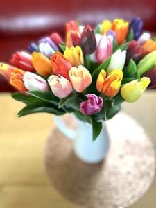 Paramit Umělý tulipán růžový 40 cm