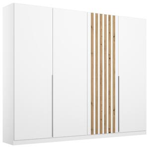 ŠATNÍ SKŘÍŇ S OTOČNÝMI DVEŘMI, bílá, dub artisan, 226/210/54 cm Rauch Möbel, Online Only